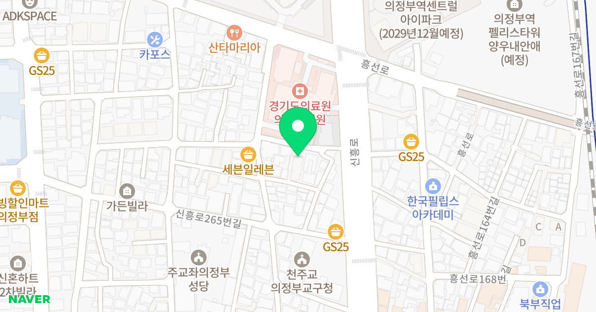 케렌시아 433 위치 지도 - 경기도 의정부시 흥선로138번길 19-8