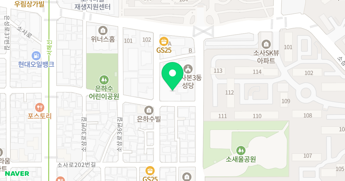 엠제이팰리스 위치 지도 - 경기도 부천시 소사구 은성로61번길 48