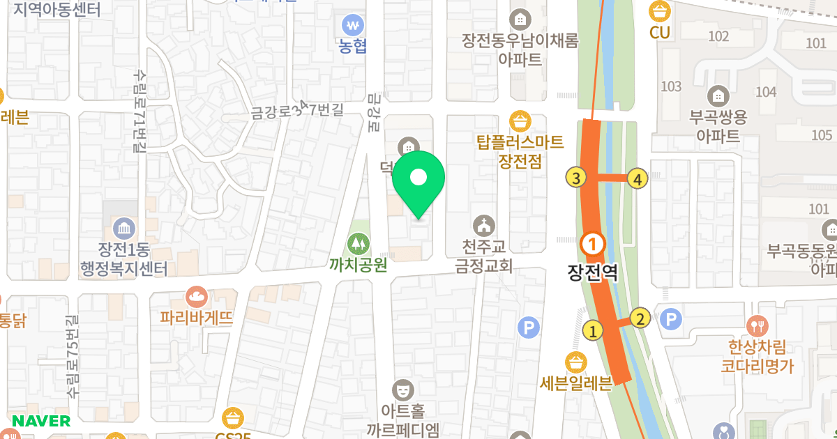 (219-15) 위치 지도 - 부산광역시 금정구 수림로49번길 38