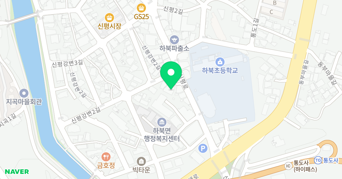 (576-14) 위치 지도 - 경상남도 양산시 하북면