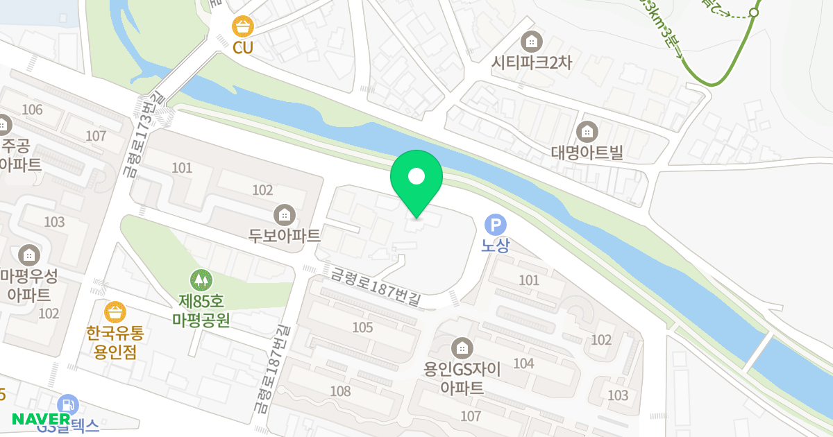 서리풀 위치 지도 - 경기도 용인시 처인구 금령로187번길 12-3