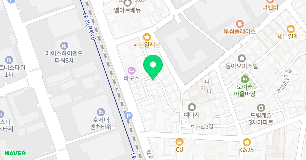 (238-56) 위치 지도 - 서울특별시 금천구 벚꽃로26길 18