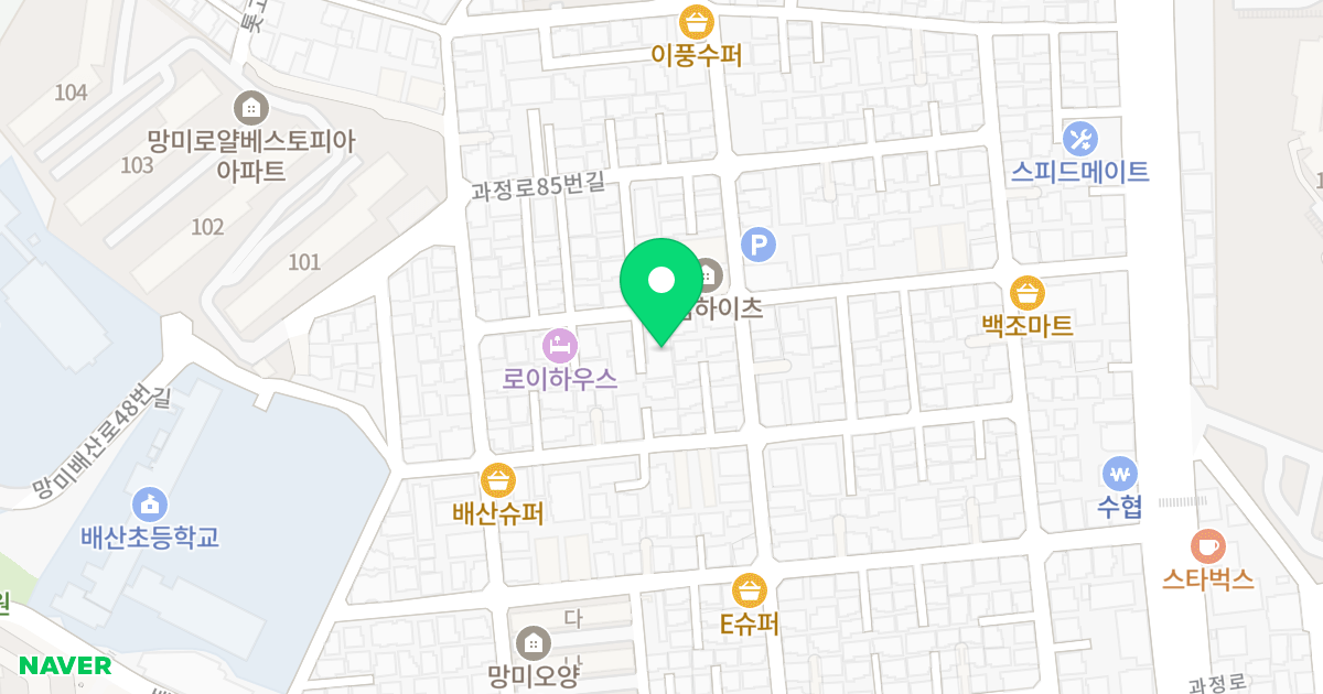 오로라카운티 위치 지도 - 부산광역시 수영구