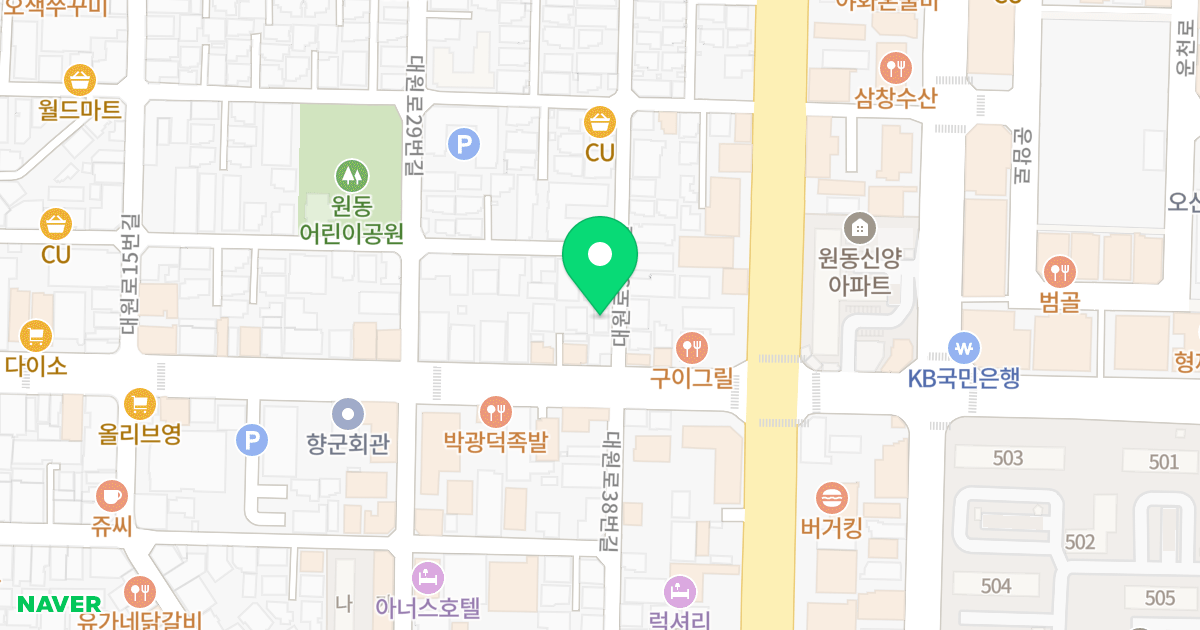 (758-7) 위치 지도 - 경기도 오산시 대원로39번길 3
