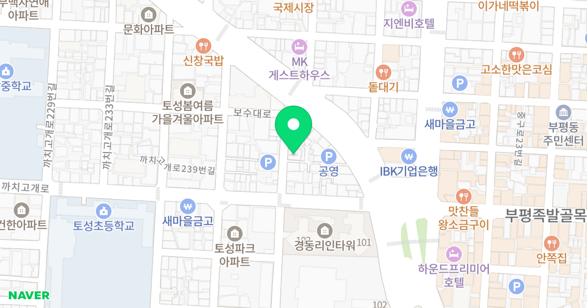 비바체스위트 위치 지도 - 부산광역시 서구 까치고개로 251-10