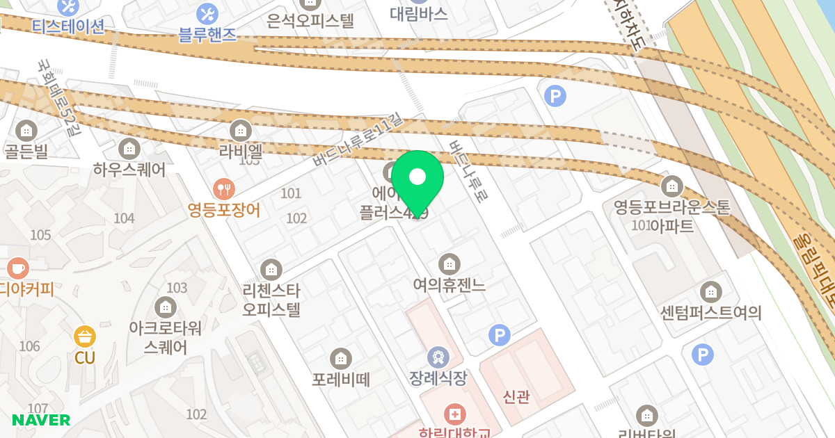 위더스하임 ll 위치 지도 - 서울특별시 영등포구 국회대로56길 9