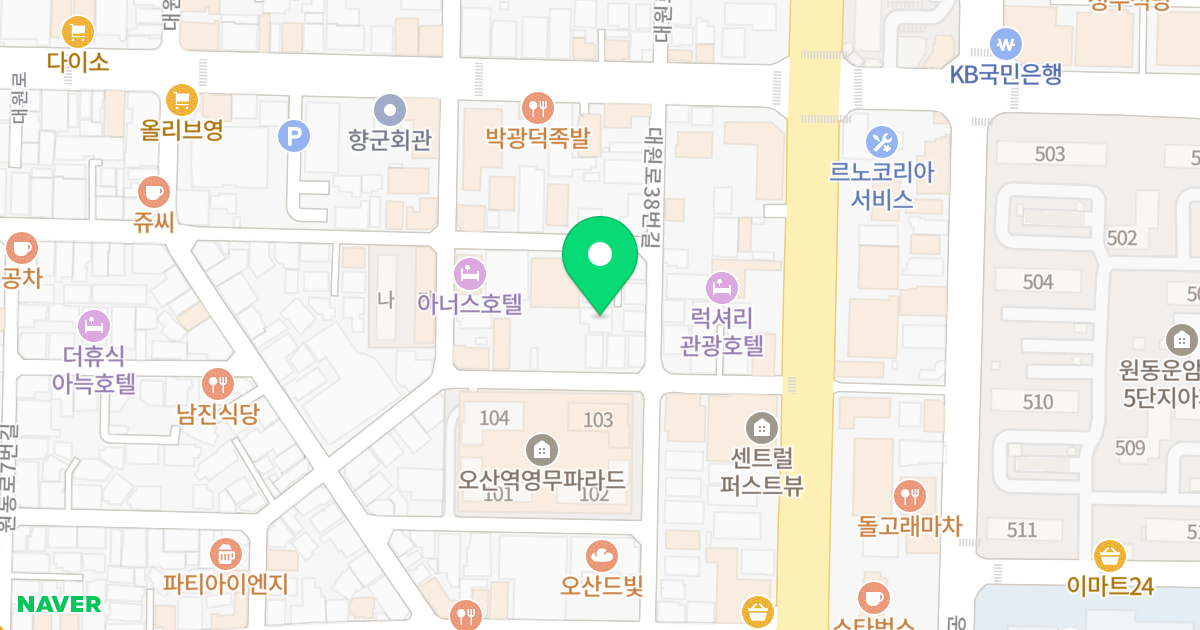 (769-11) 위치 지도 - 경기도 오산시 오산로212번길 36-4