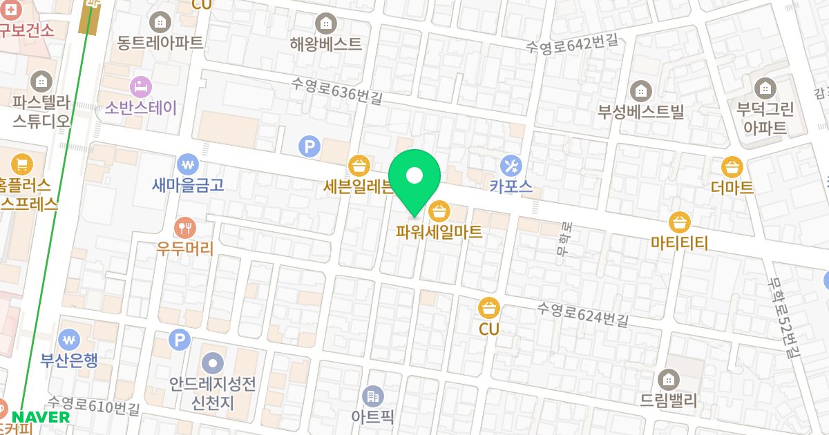 화이트 하우스 7차 위치 지도 - 부산광역시 수영구