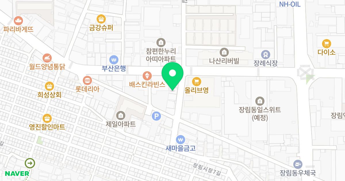 수피아 위치 지도 - 부산광역시 사하구 장림번영로 46-1