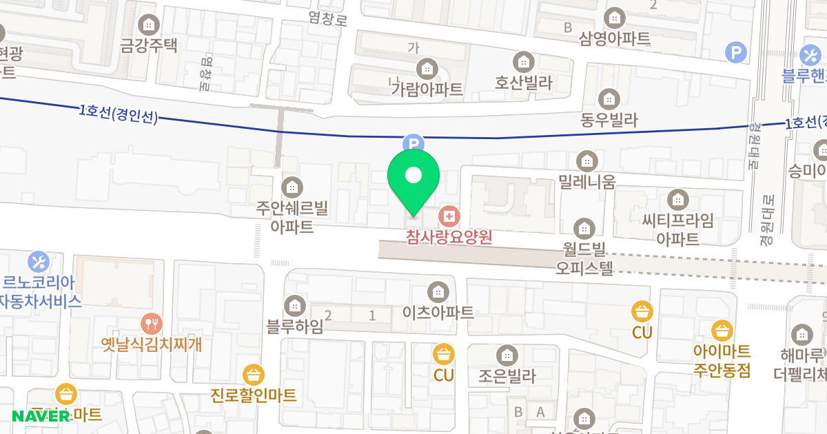 LOTO오피스텔 위치 지도 - 인천광역시 미추홀구 주안로 155