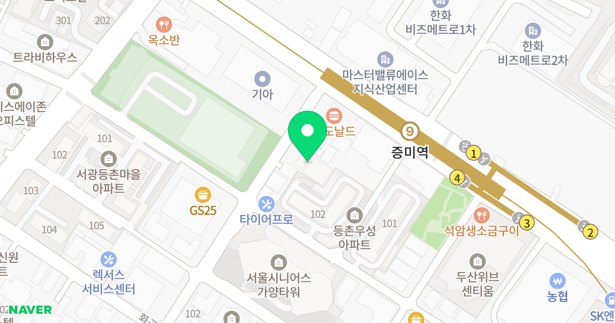 루나클래식 위치 지도 - 서울특별시 강서구 양천로60길 13