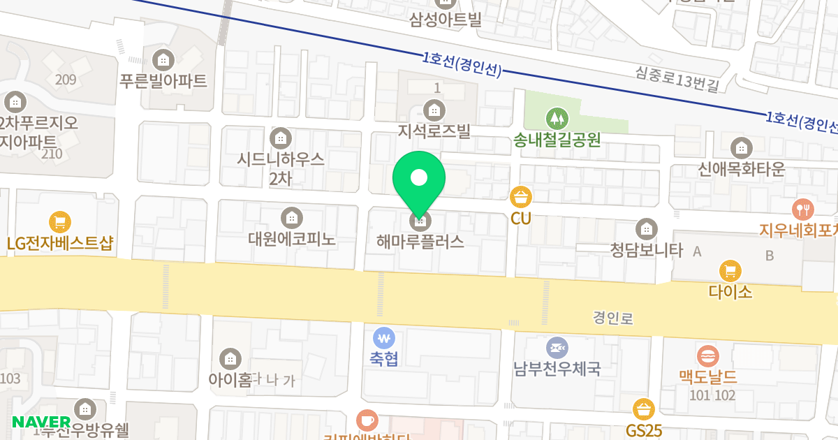 해마루플러스 위치 지도 - 경기도 부천시 소사구  26