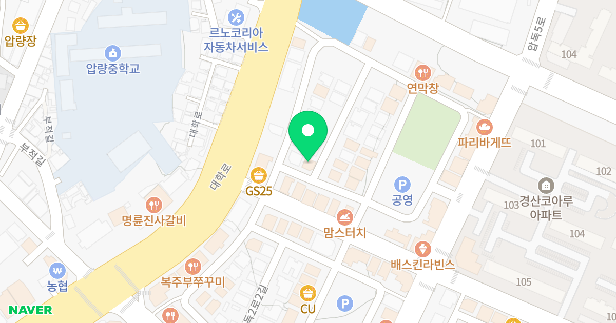 (395-1) 위치 지도 - 경상북도 경산시 압량읍 압독2로1길 4-1