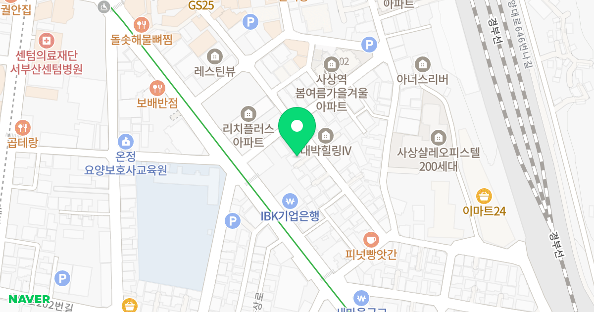 DR에코시티1 위치 지도 - 부산광역시 사상구 광장로86번길 40