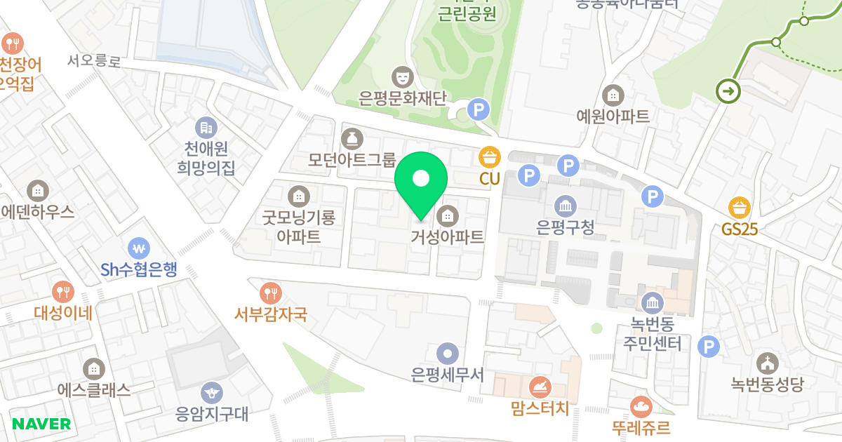 양지 미라벨 위치 지도 - 서울특별시 은평구 서오릉로2길 13-7