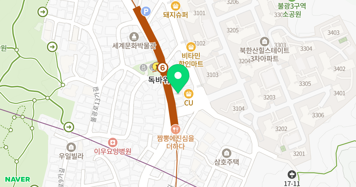 일원펠리체 위치 지도 - 서울특별시 은평구 불광로 122-7
