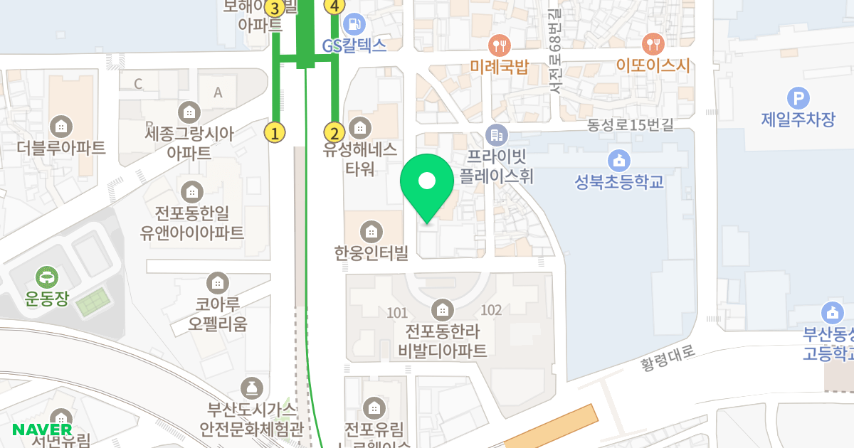 아르젠빌 위치 지도 - 부산광역시 부산진구 서전로58번길 147