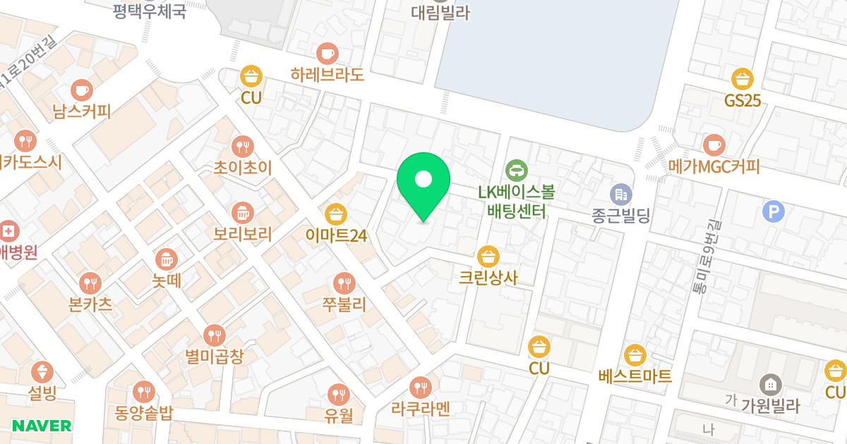 스카이홈 위치 지도 - 경기도 평택시 자유로20번길 13-9