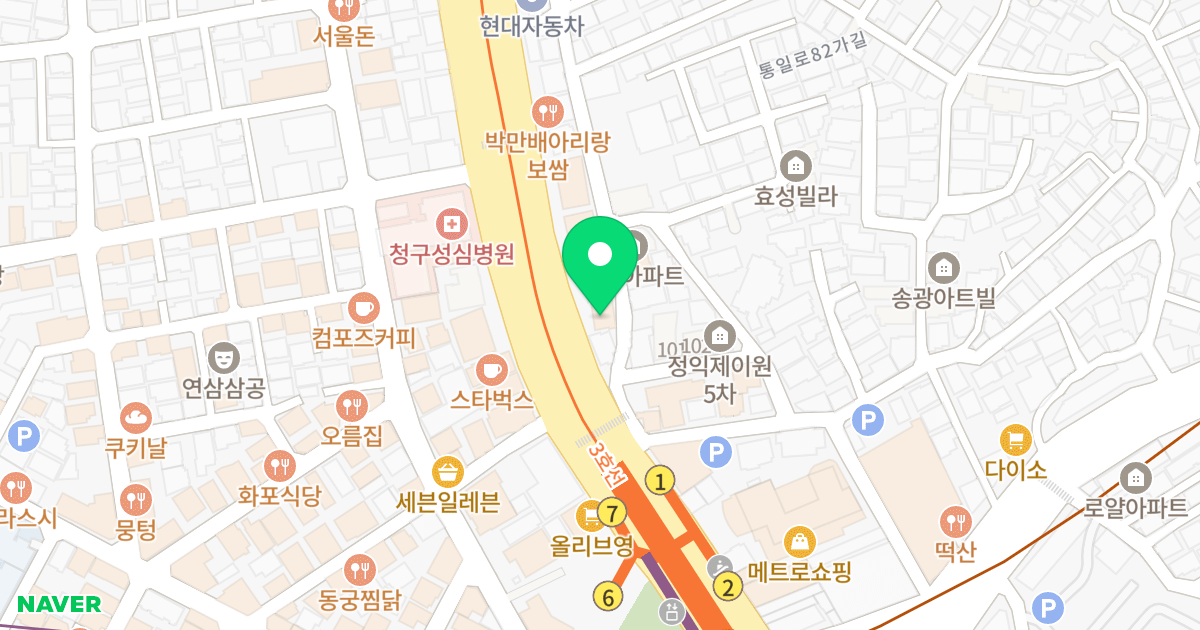(484-72) 위치 지도 - 서울특별시 은평구 통일로 866-1