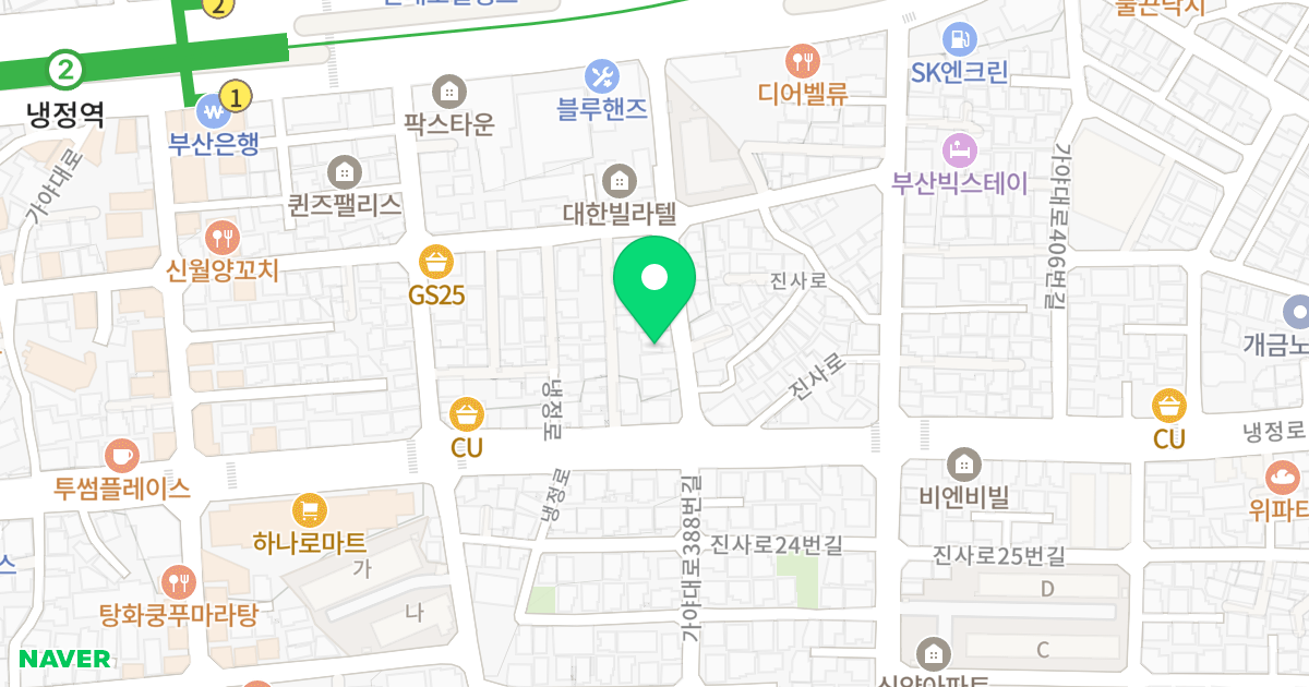 로하스 위치 지도 - 부산광역시 사상구 가야대로388번길 26