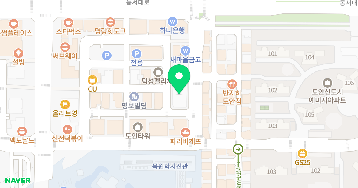 도안써머스빌 위치 지도 - 대전광역시 서구 도안북로93번길 10-31