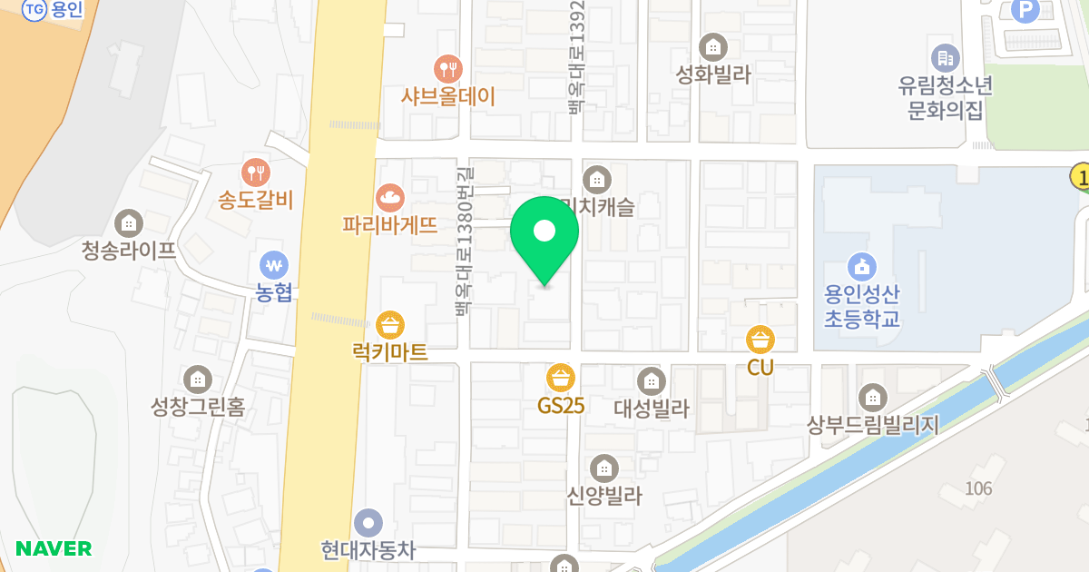 빌폴라리스 위치 지도 - 경기도 용인시 처인구 백옥대로1380번길 11-3