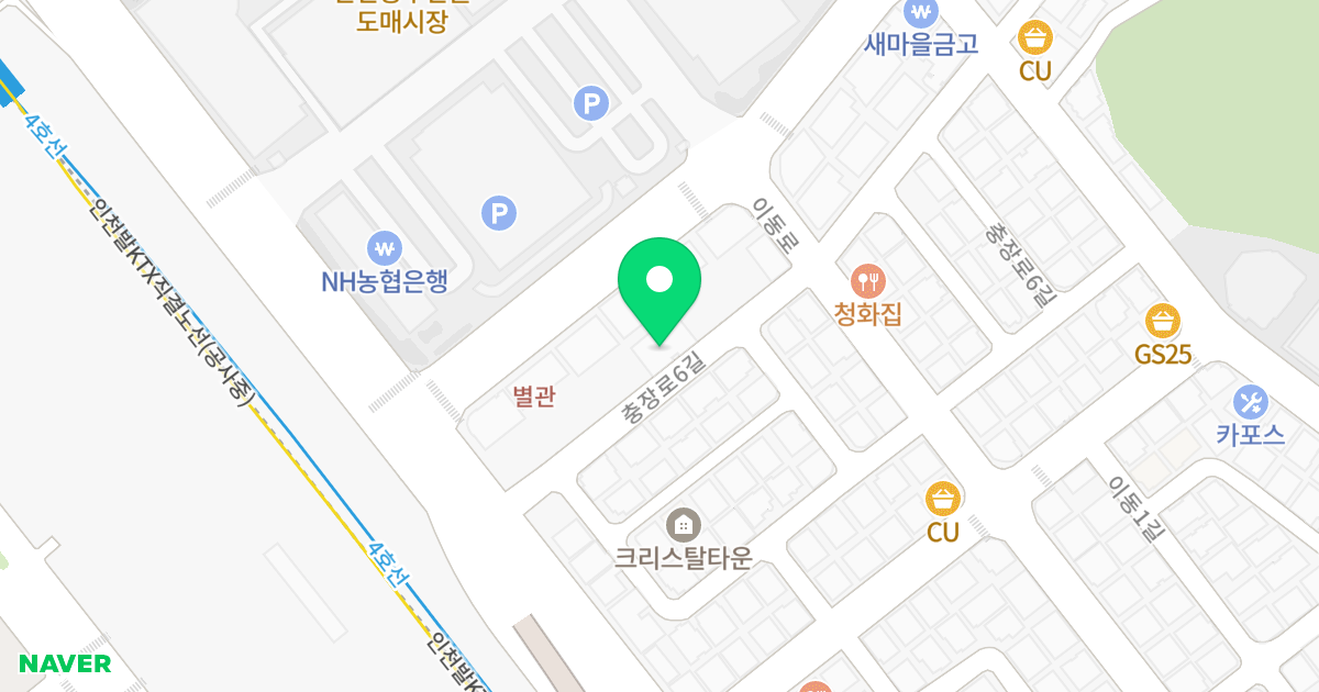 매스티지아파텔 위치 지도 - 경기도 안산시 상록구 충장로6길 9