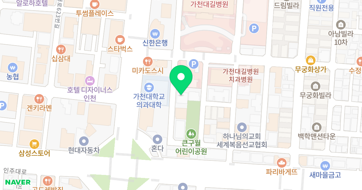 (1196-5) 위치 지도 - 인천광역시 남동구 독점로3번길 38-14