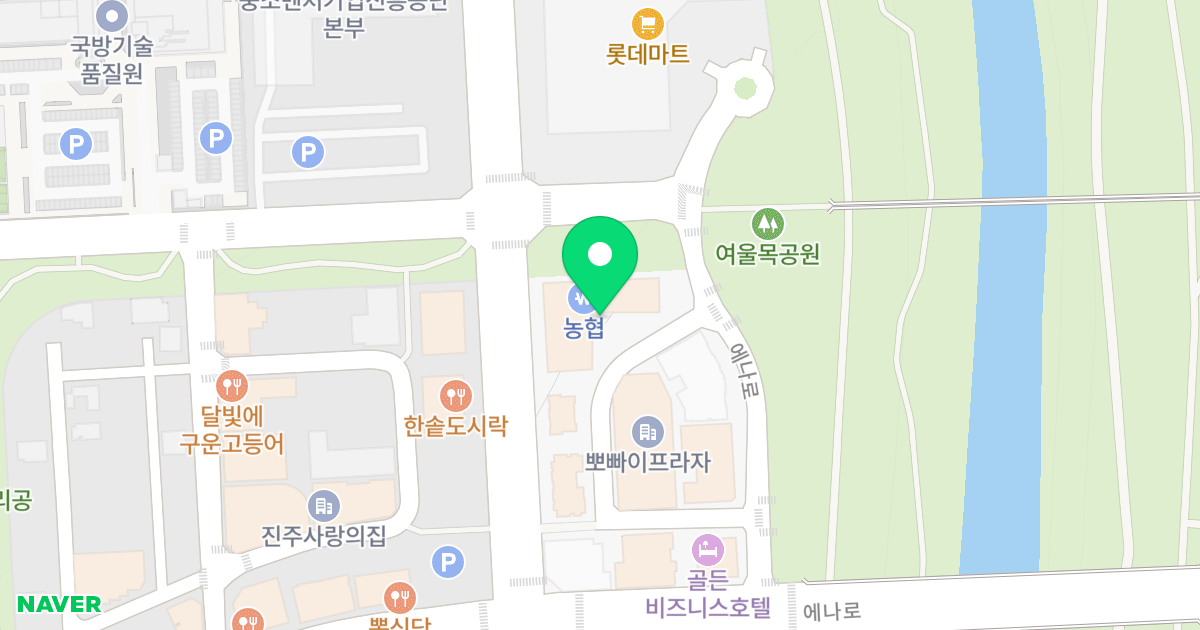 트레젠웰가 위치 지도 - 경상남도 진주시 영천강로 172