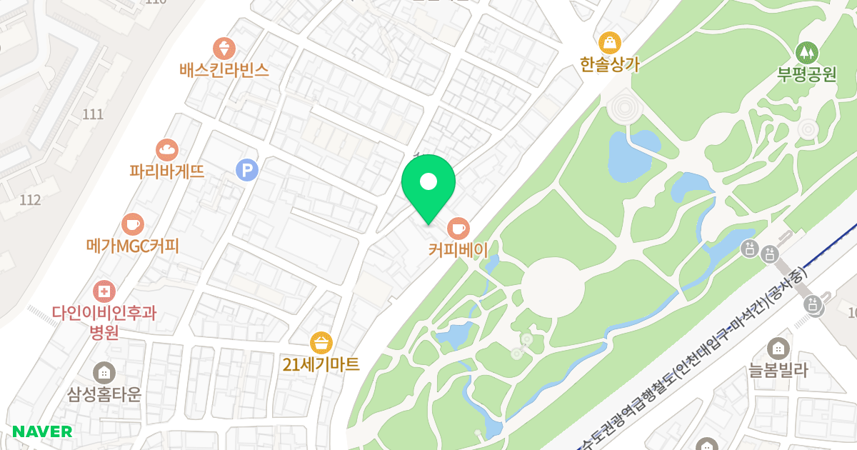 라일실크빌 위치 지도 - 인천광역시 부평구 안남로63번길 29