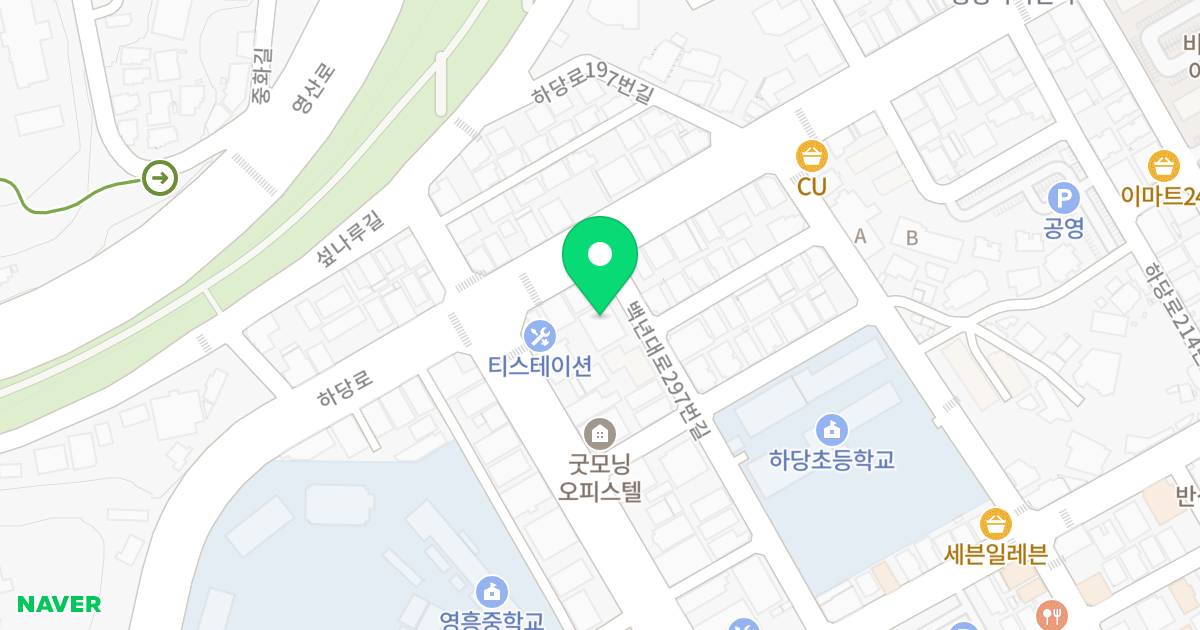 풍림오피스텔 1 위치 지도 - 전라남도 목포시 백년대로297번길 39