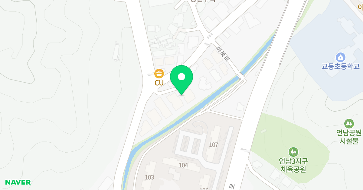 그린워크 위치 지도 - 경기도 용인시 기흥구 마북로 92