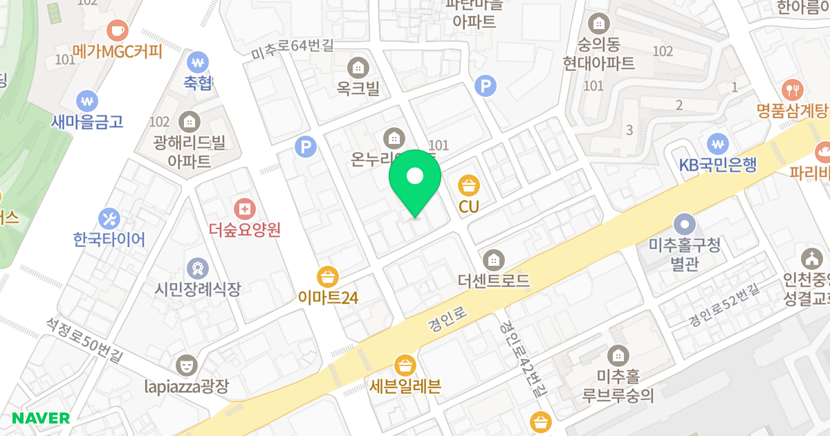 (148-9) 위치 지도 - 인천광역시 미추홀구 미추로46번길 15