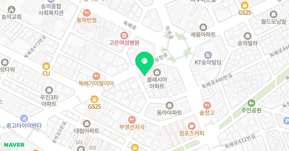 (294-8) 위치 지도 - 인천광역시 미추홀구 장천로 26