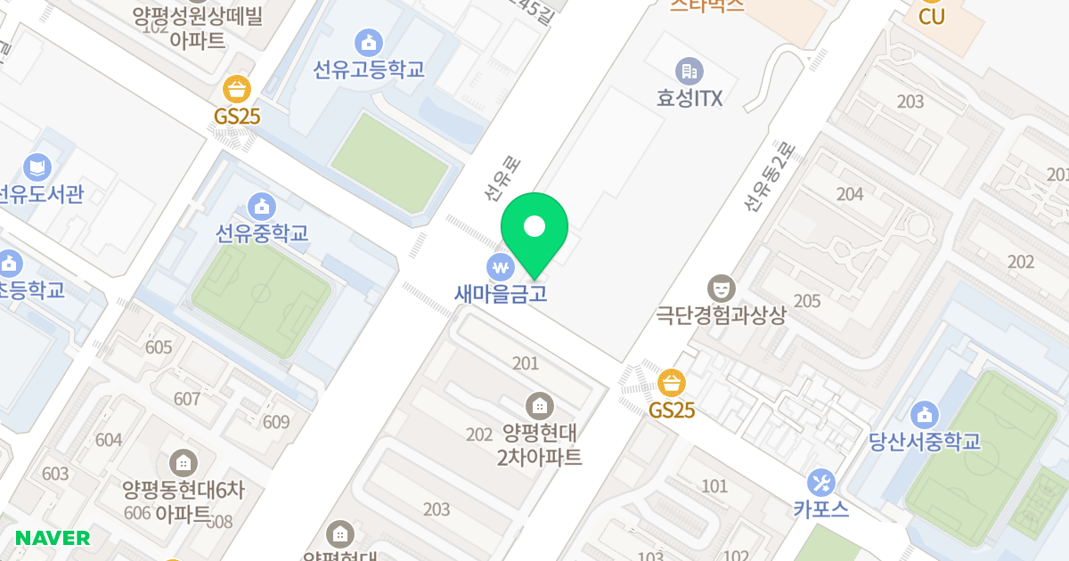 URBAN52 위치 지도 - 서울특별시 영등포구 선유로44길 3