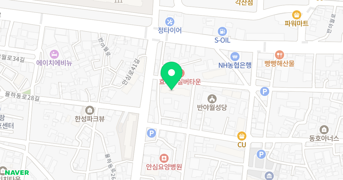 효성노블시티 위치 지도 - 대구광역시 동구 경안로109길 41