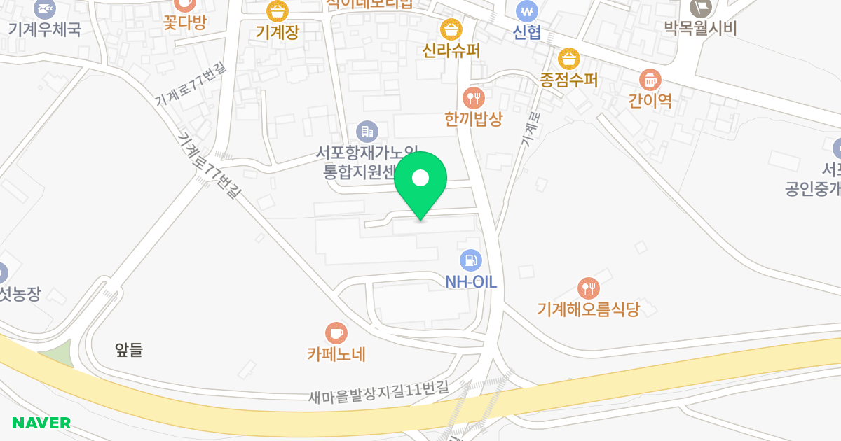 기계오피스텔 위치 지도 - 경상북도 포항시 북구 기계면 기계로57번길 16