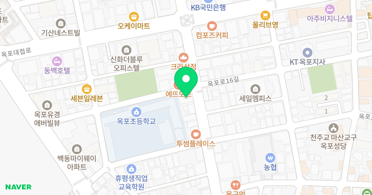 에스엠에스빌딩 위치 지도 - 경상남도 거제시 옥포로 199