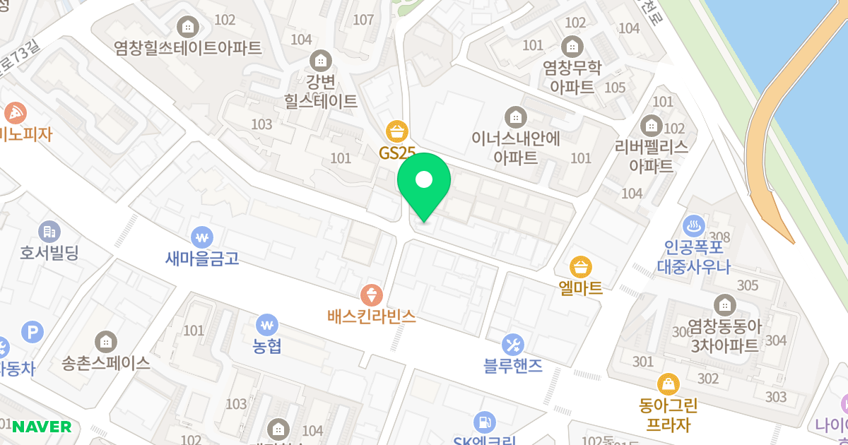 오엠컬렉션 위치 지도 - 서울특별시 강서구 양천로75길 14