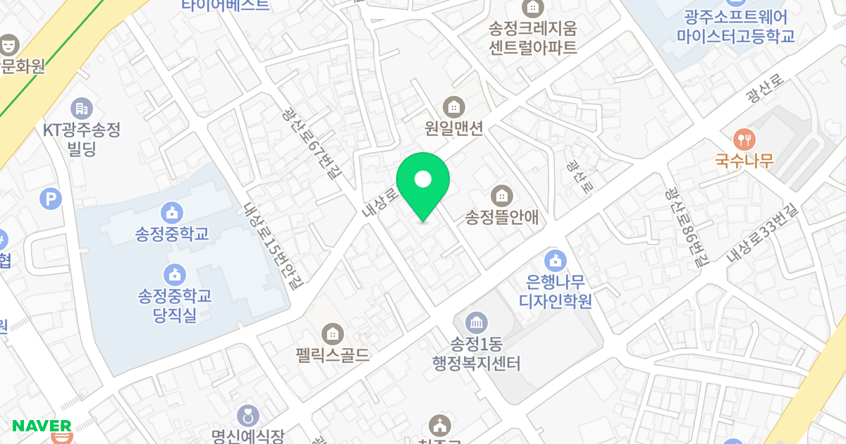 (760-19) 위치 지도 - 광주광역시 광산구 광산로 71-9