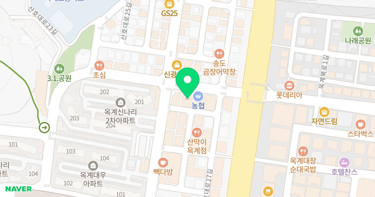 (632-2) 위치 지도 - 경상북도 구미시 산호대로25길 18-3