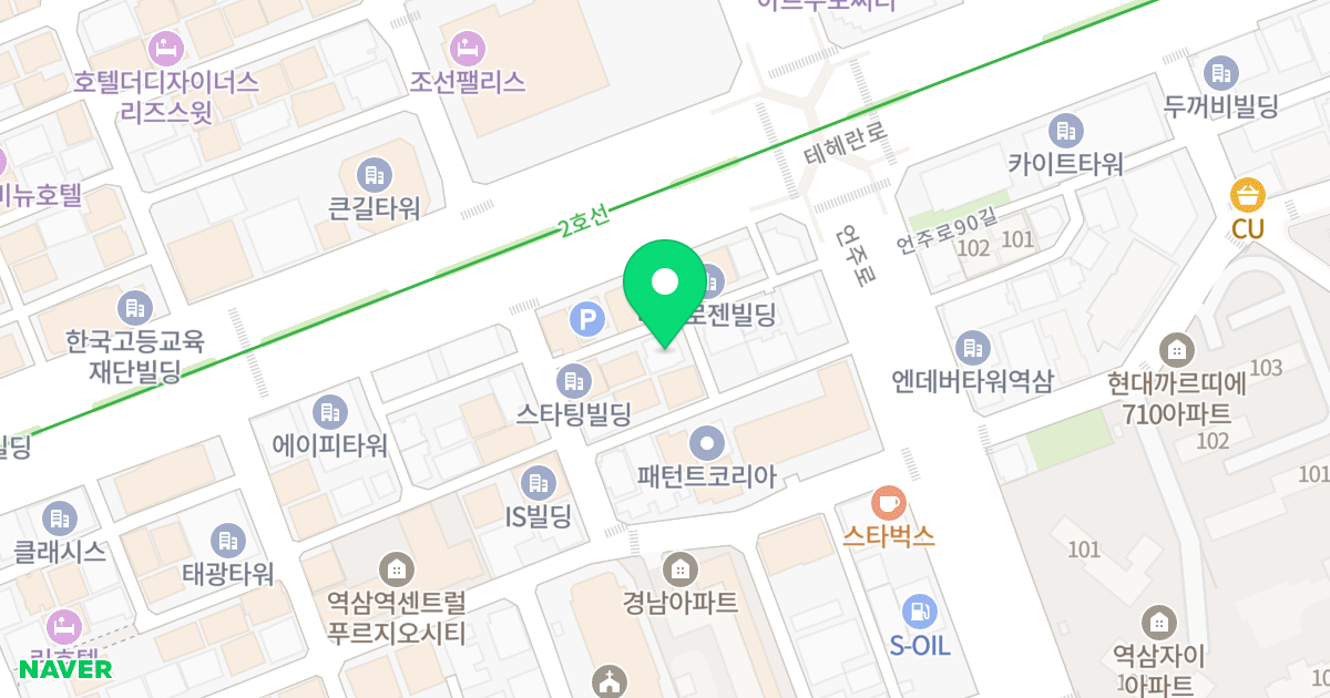 J tree타워 위치 지도 - 서울특별시 강남구 언주로89길 9
