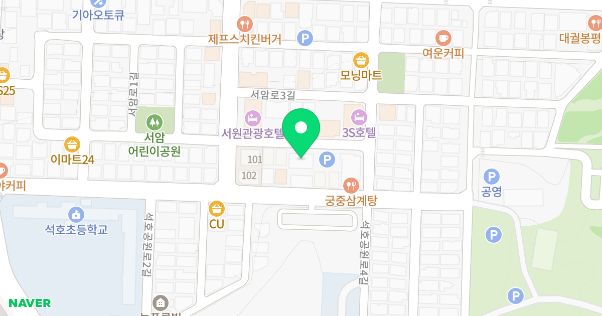 (1197-2) 위치 지도 - 경기도 안산시 상록구 서암로2길 8