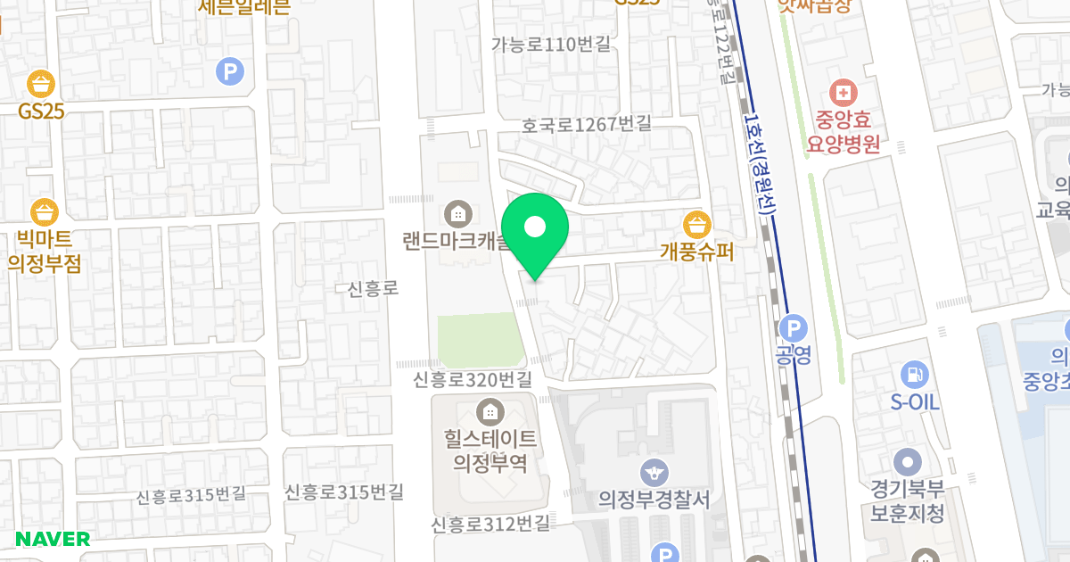 파인트리 위치 지도 - 경기도 의정부시 가능로110번길 33