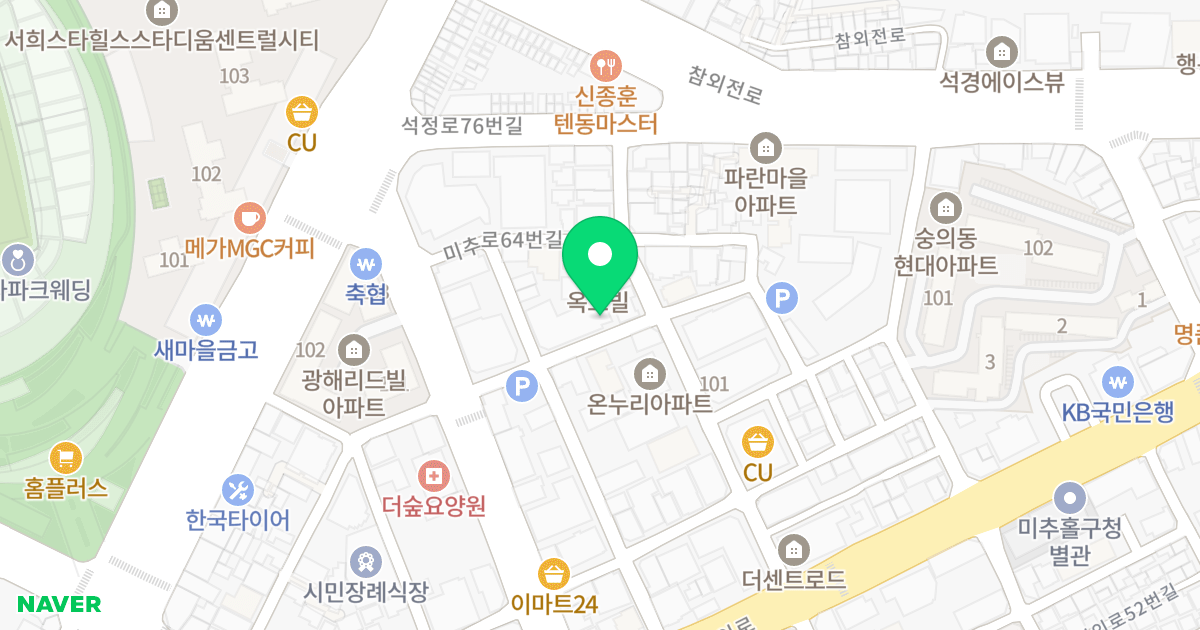 신영 아이폴리스 1차 위치 지도 - 인천광역시 미추홀구 경인로33번길 32