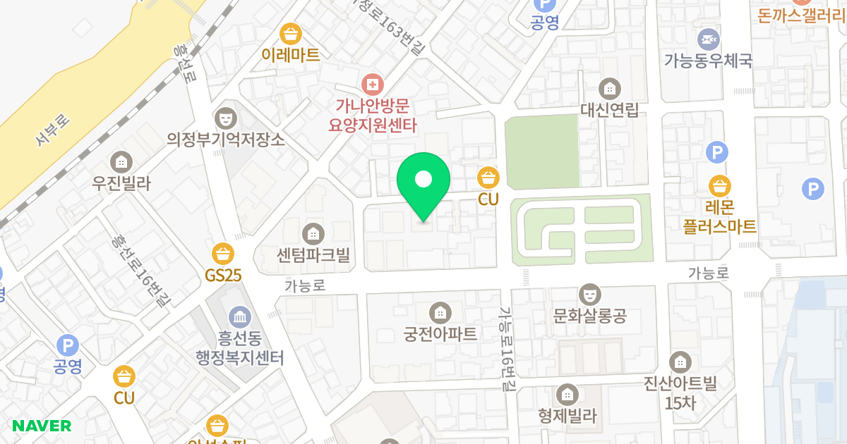 베스트하우스 위치 지도 - 경기도 의정부시 가능로15번길 9-19