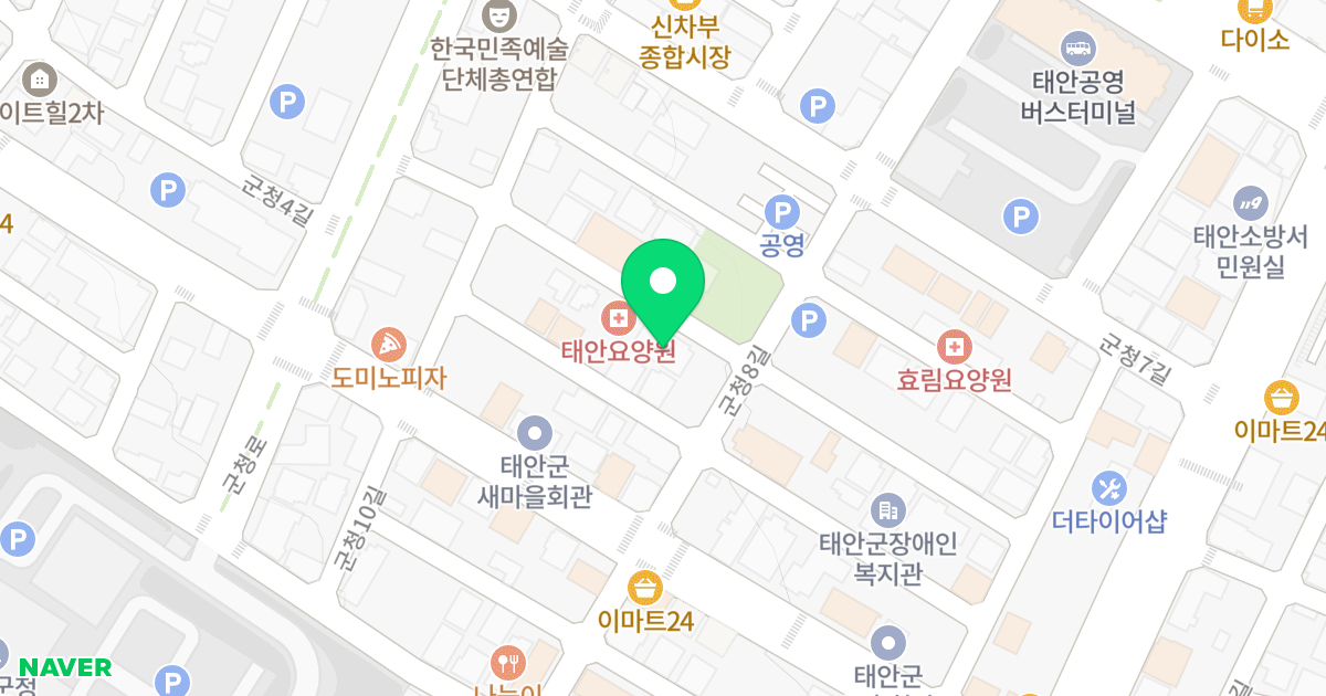 노블레스 위치 지도 - 충청남도 태안군 태안읍 군청6길 16
