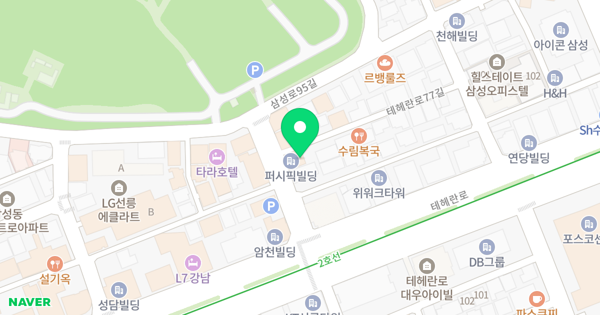 (143-19) 위치 지도 - 서울특별시 강남구 테헤란로69길 10