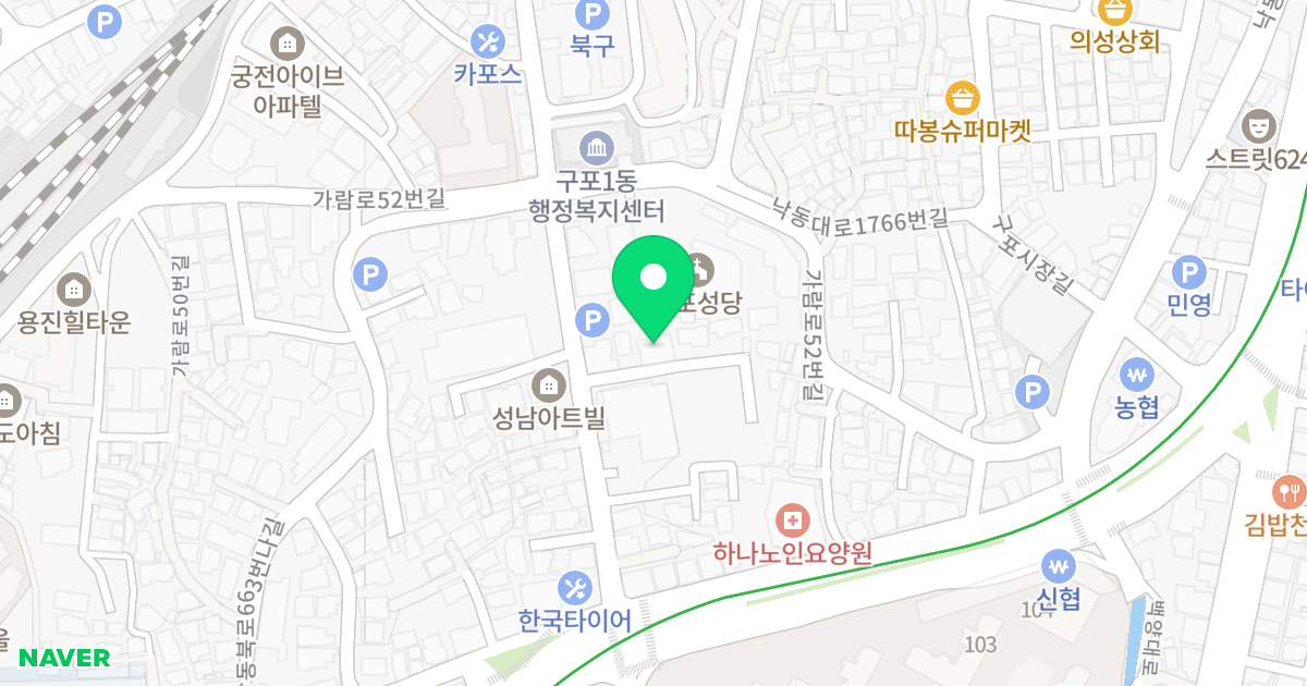 (716-4) 위치 지도 - 부산광역시 북구