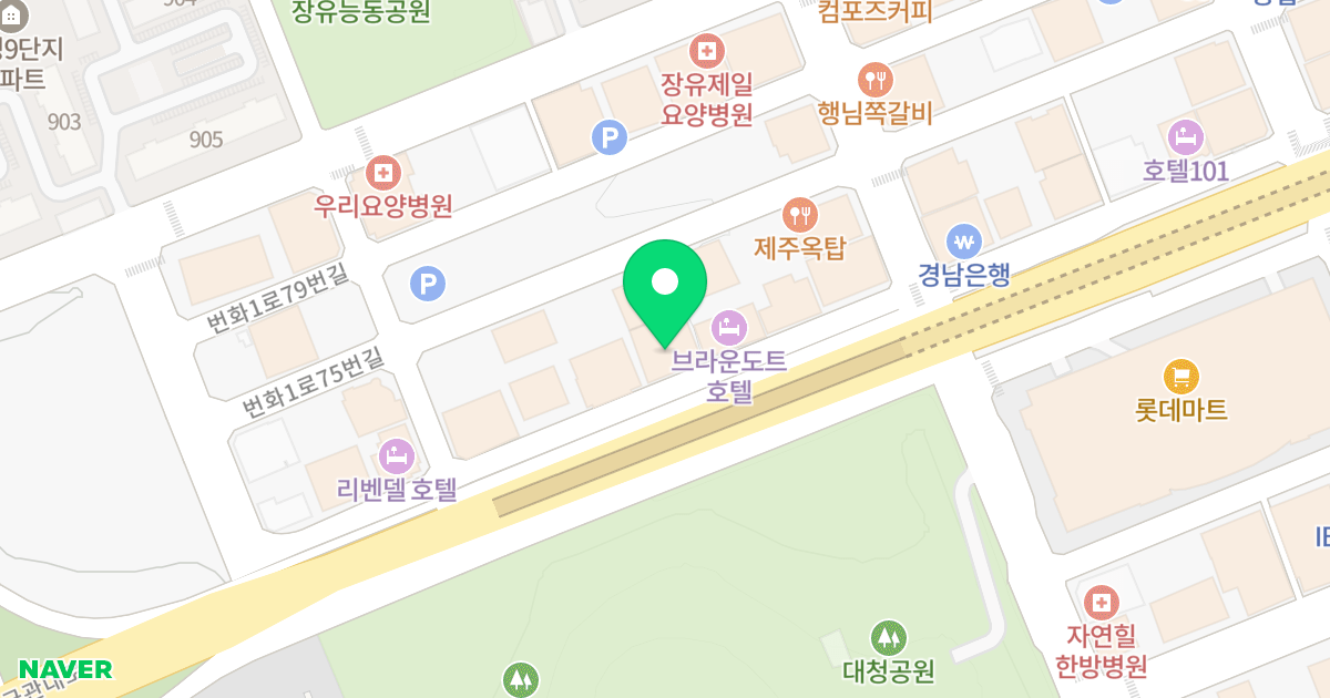 광희빌딩 위치 지도 - 경상남도 김해시 번화1로67번길 12